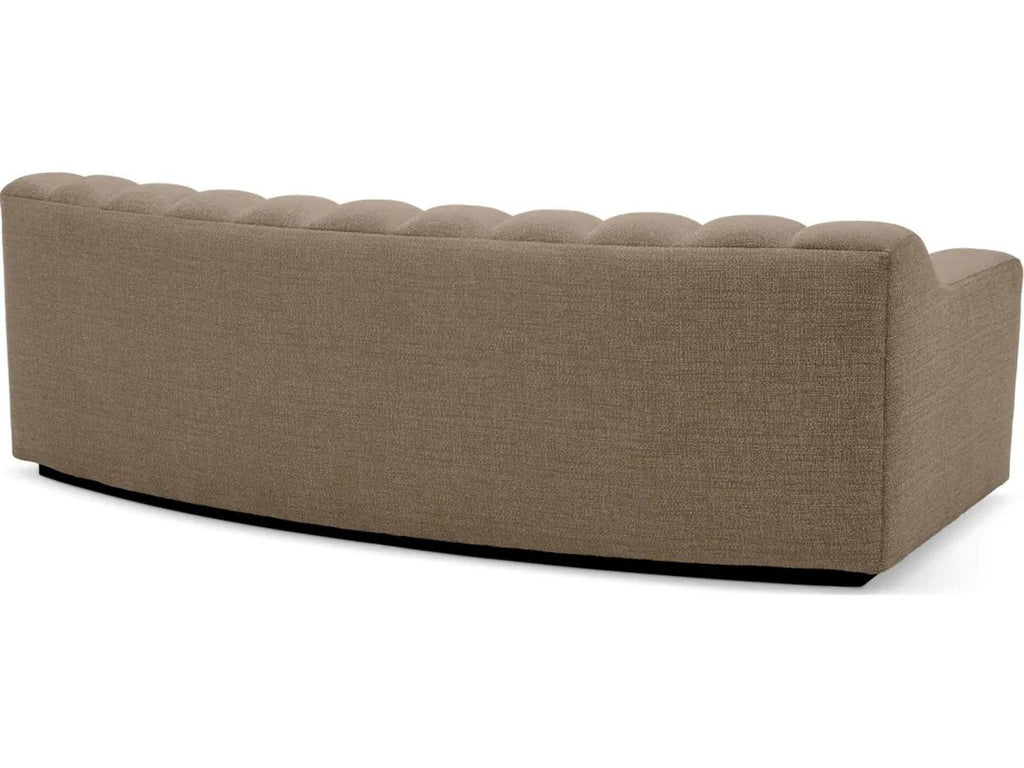 Kelly S 3-Seat Sofa in Stratfort Warm Grey Fabric