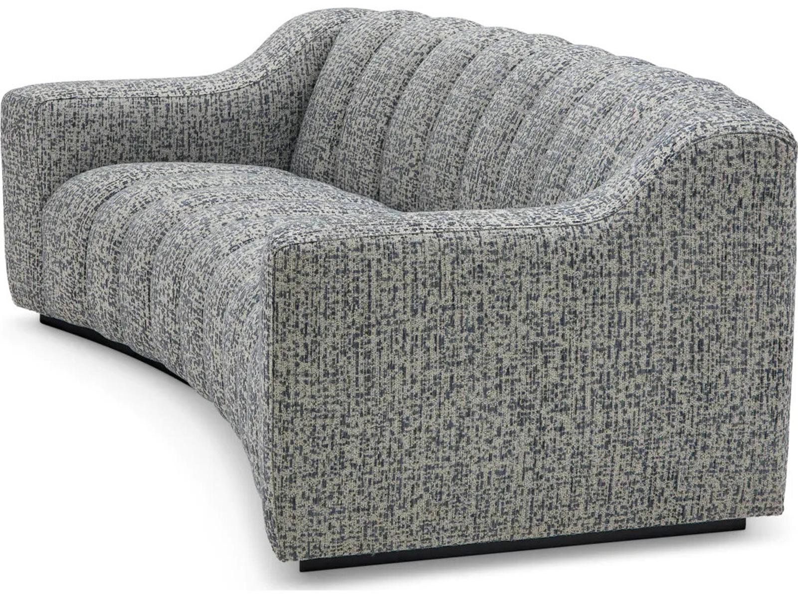 Kelly S Sofa 3-Seat Fabric in Montclair Blue