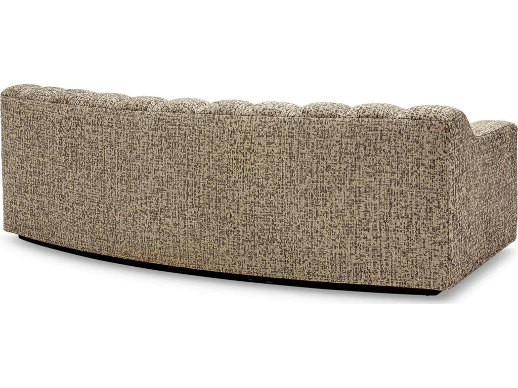 Kelly S 3-Seat Montclair Dark Brown Fabric Sofa