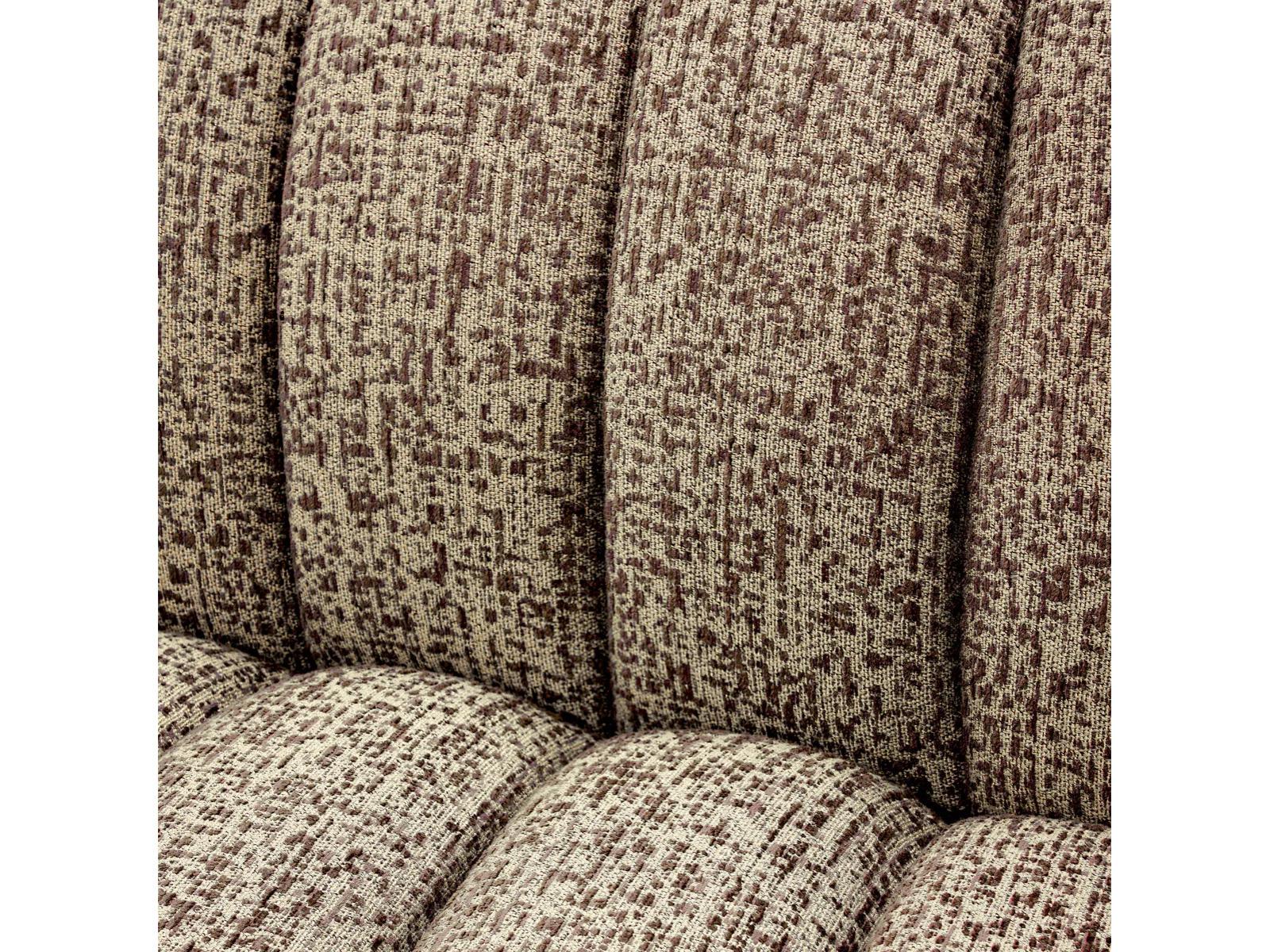 Kelly S 3-Seat Montclair Dark Brown Fabric Sofa