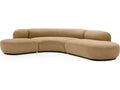 Bjorn 2-Piece Cream Boucle Upholstered Sectional Sofa