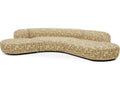 Bjorn Davenport Light Brown Polyester Blend Sectional Sofa