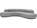 Bjorn Gray Upholstered 2-Piece Sectional Sofa