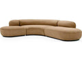 Bjorn 4-Seat Modular Beige Boucle Sectional Sofa