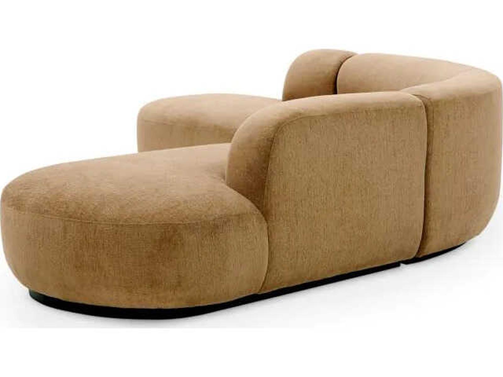 Bjorn 4-Seat Modular Beige Boucle Sectional Sofa