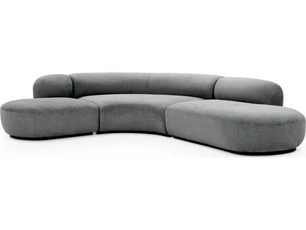 Bjorn Gray Upholstered Modular Sectional Sofa