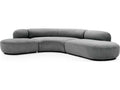 Bjorn Gray Upholstered Modular Sectional Sofa