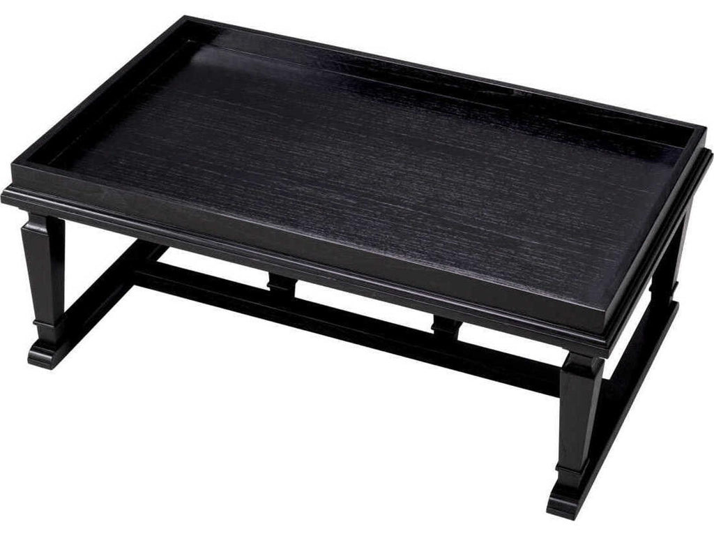 Americana Rectangular Coffee Table in Black Veneer