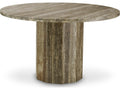Florence Round Stone Travertine Dining Table