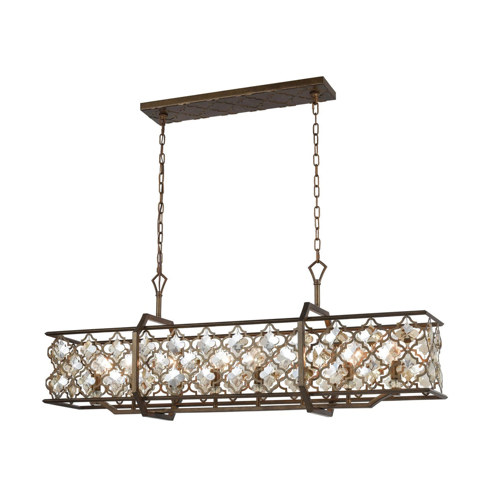 Elk Lighting Armand 47 Inch 8 Light Linear Suspension Light Cp48922