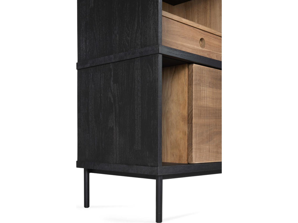 Oscar Teak Sideboard with Sliding Doors and Drawers