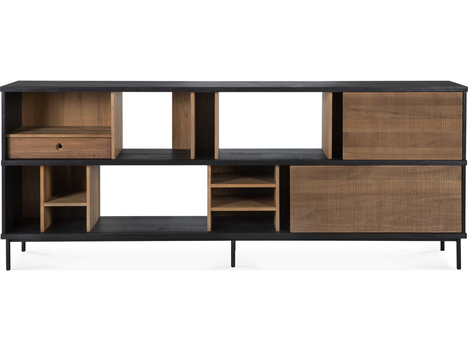 Oscar Teak Sideboard with Sliding Doors and Drawers