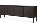Pi Teak Dark Brown 4-Door Sideboard