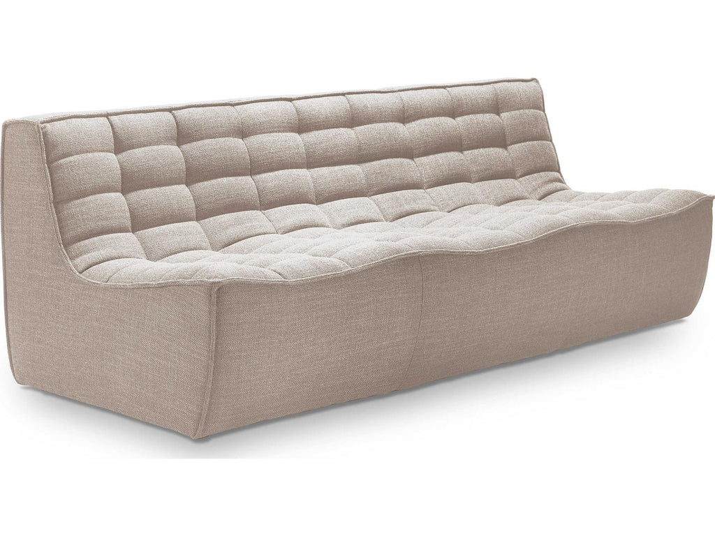 N701 Beige Upholstered Sectional Sofa