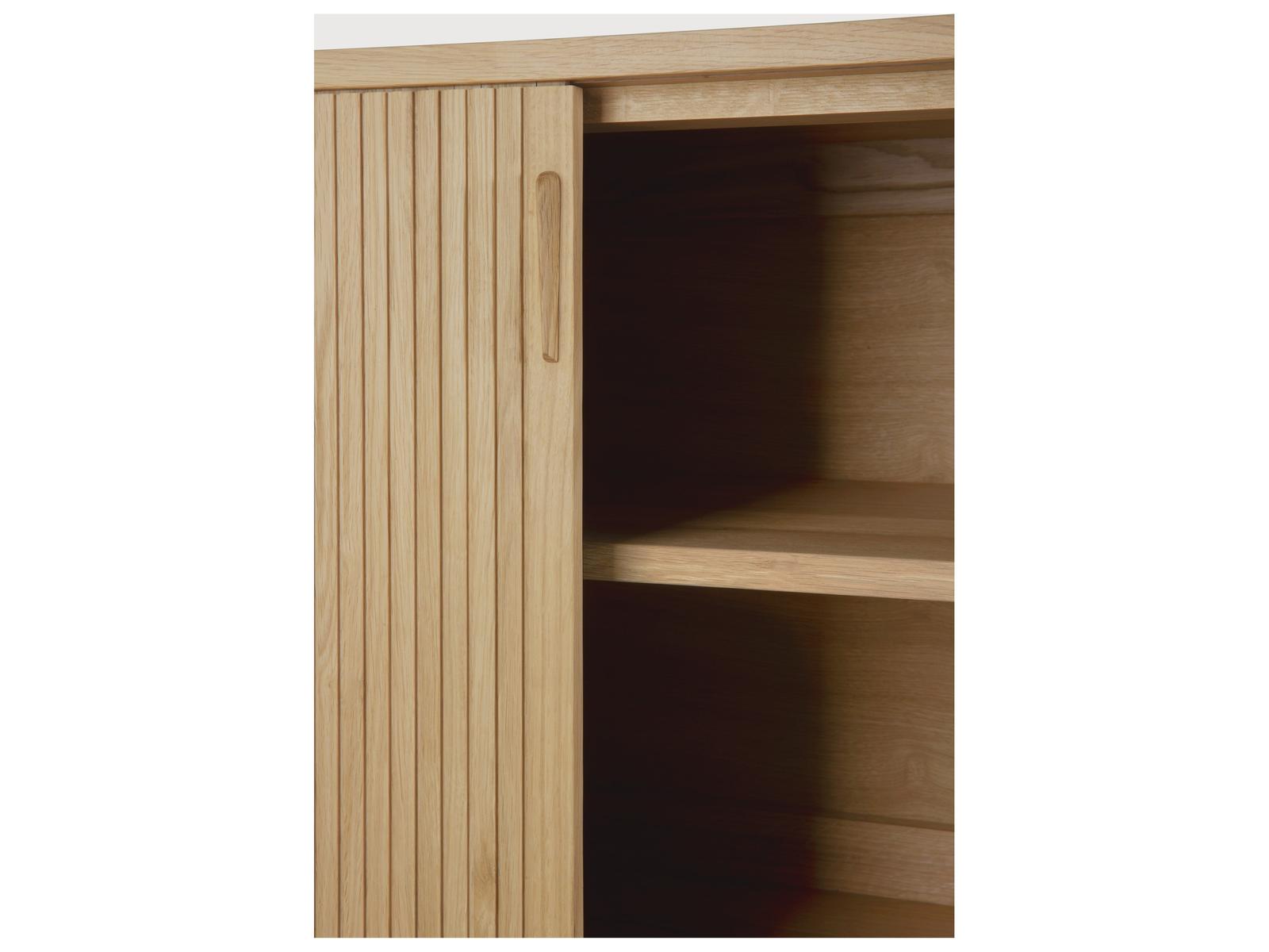 Roller Max 2-Door Oak Sideboard with Sliding Shutters