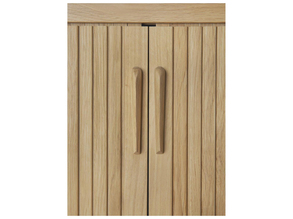Roller Max 2-Door Oak Sideboard with Sliding Shutters