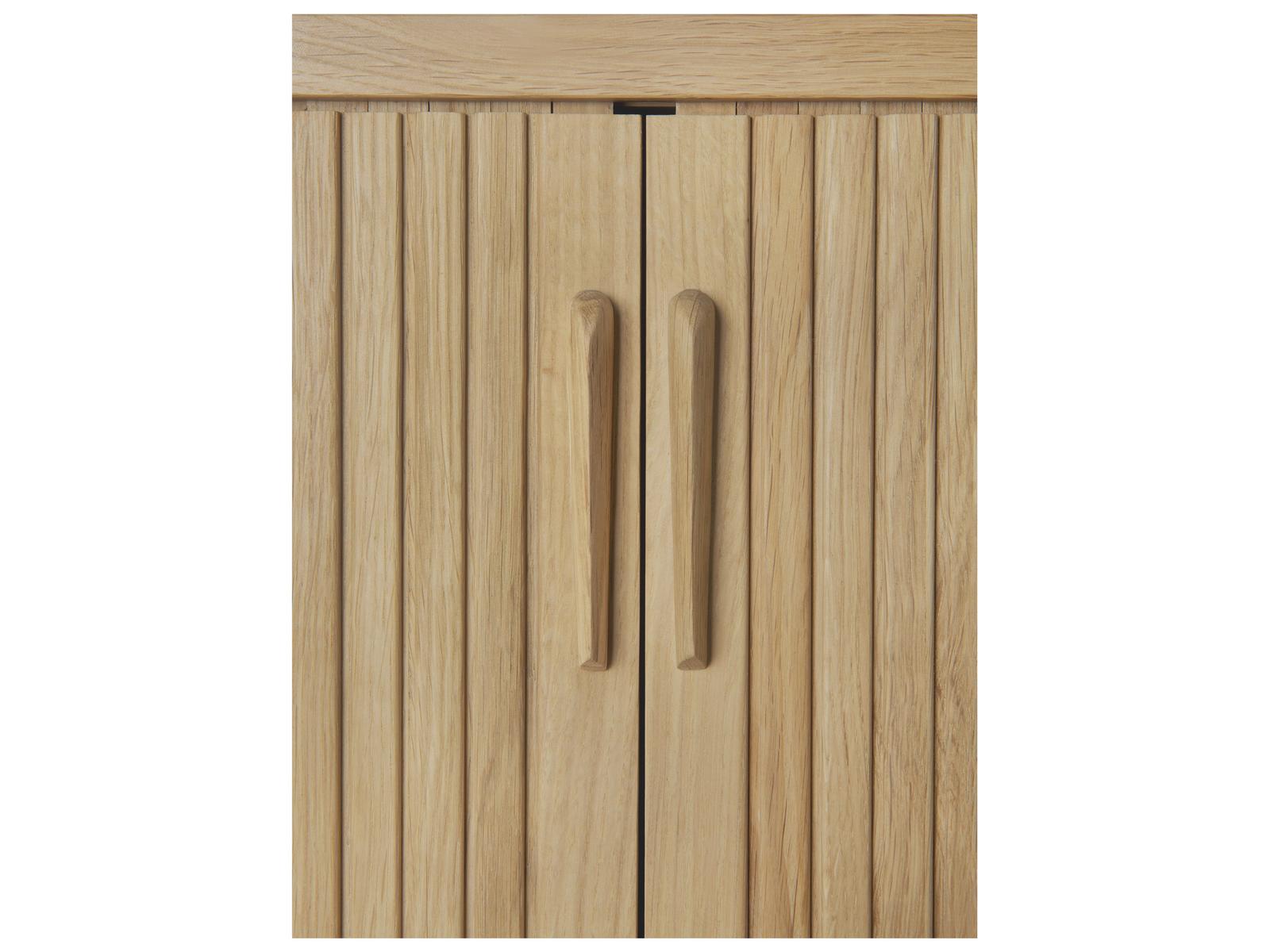 Roller Max 2-Door Oak Sideboard with Sliding Shutters
