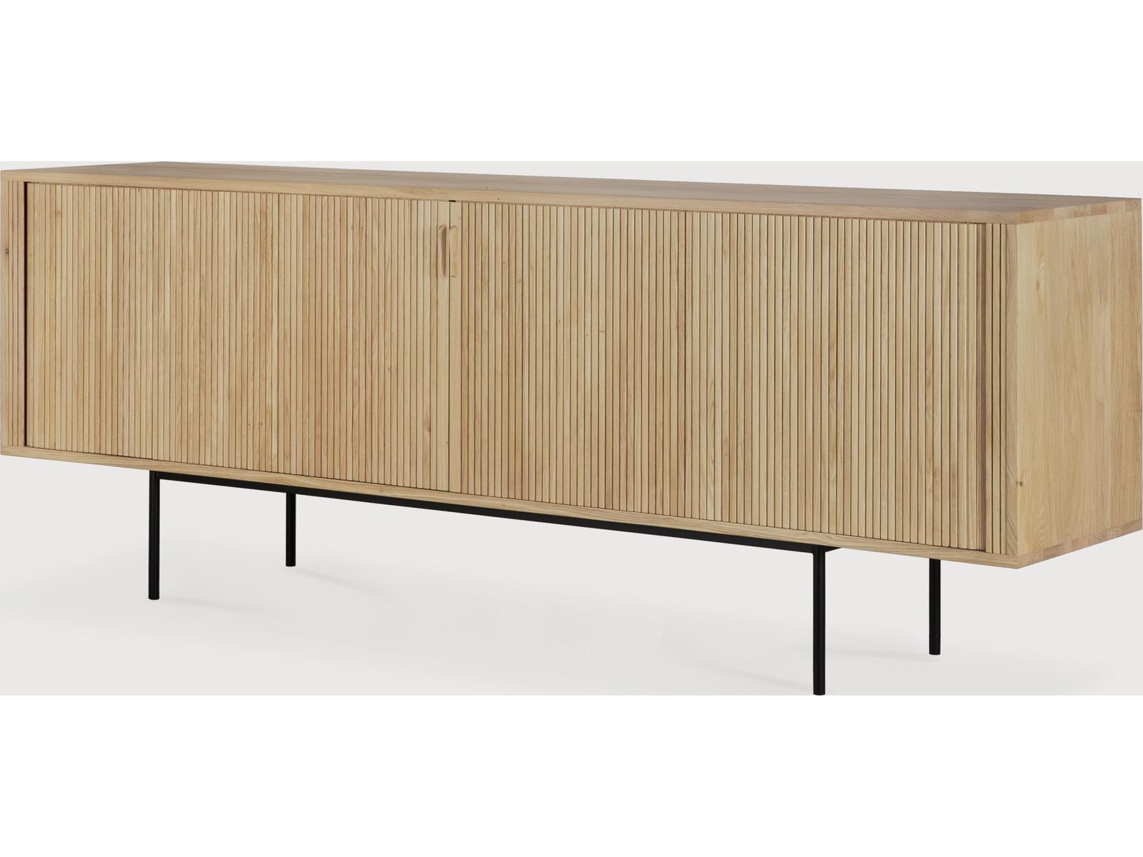 Roller Max 2-Door Oak Sideboard with Sliding Shutters