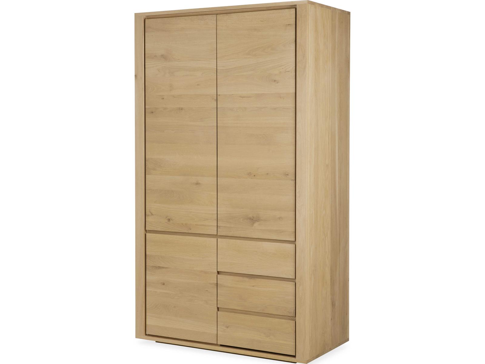 Shadow Oak Dresser with 3 Doors and 2 Drawers