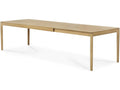 Bok 79-Inch Rectangle Extendable Dining Table in Solid Oak