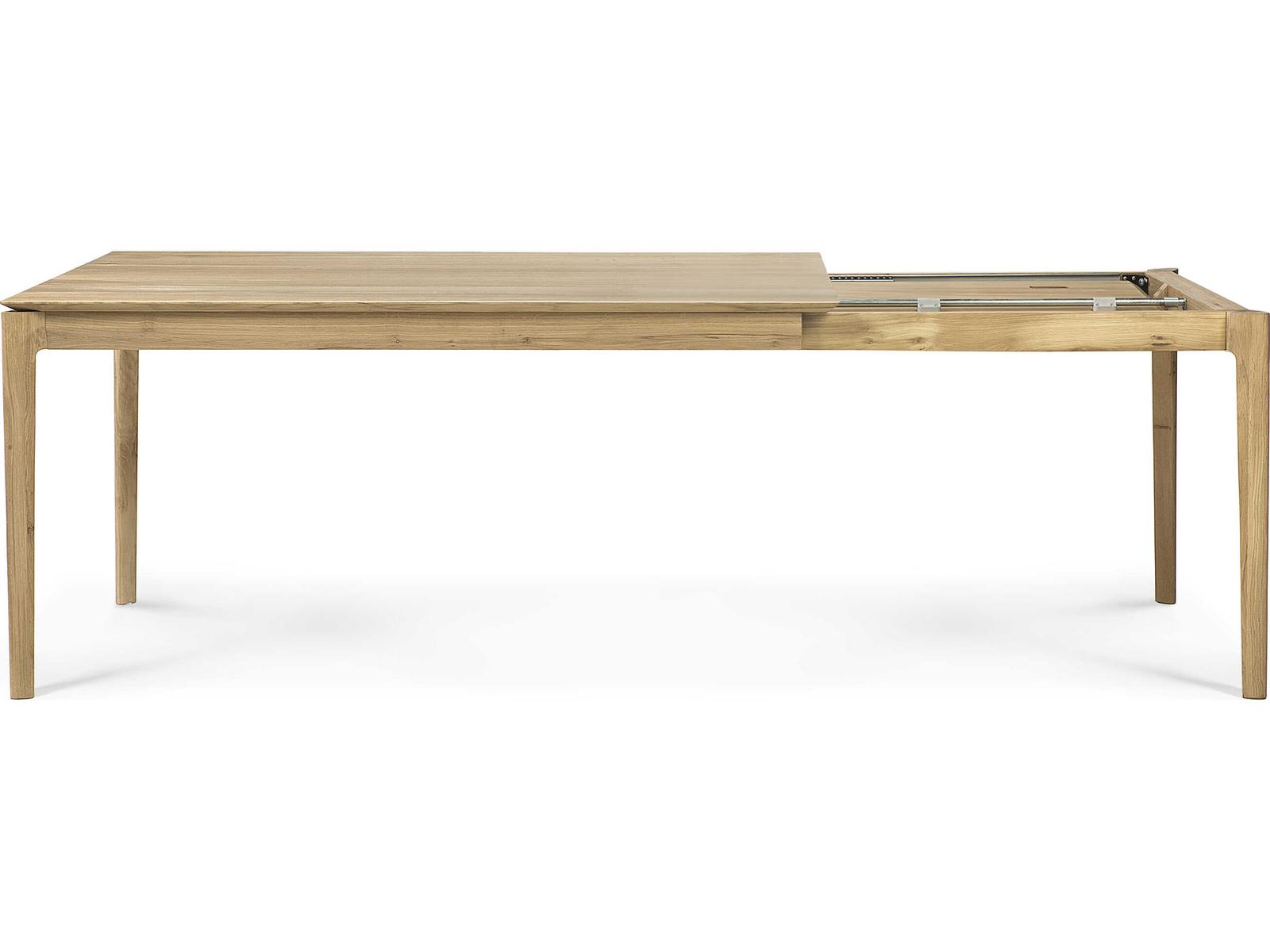 Bok Extendable Rectangular Dining Table in Solid Oak