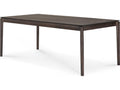 Bok 79-118 Inch Extendable Oak Dining Table in Oak Brown