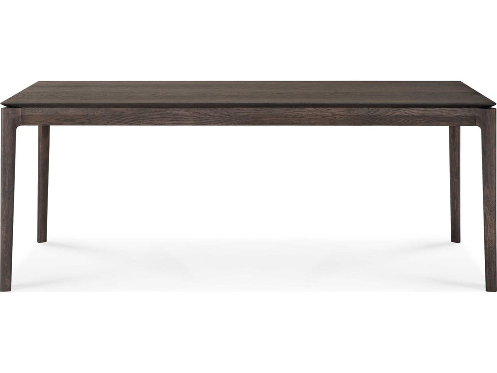 Bok 79-118 Inch Extendable Oak Dining Table in Oak Brown
