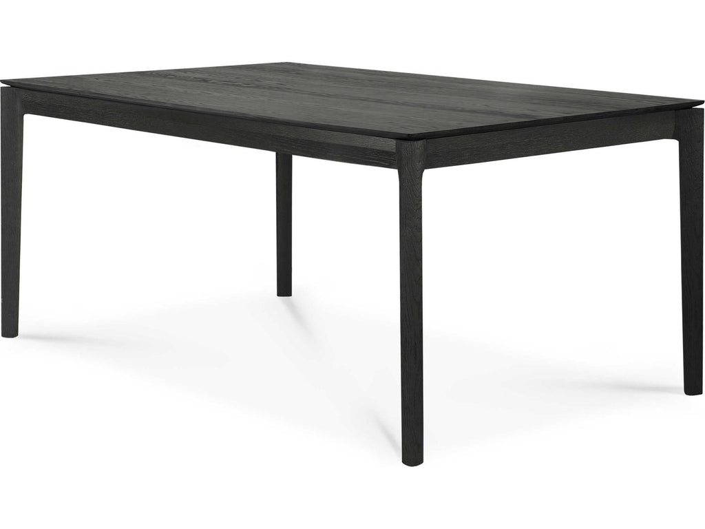 Bok Black Oak Extendable Dining Table 55-87 Inch