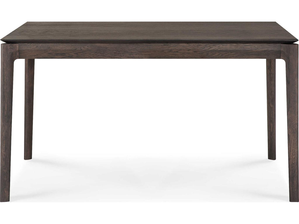 Bok Oak Brown Extendable Dining Table 55 to 87 Inch