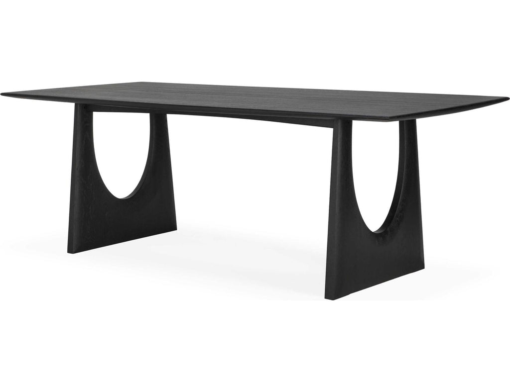 Bok 87-Inch Rectangle Dining Table in Black Oak