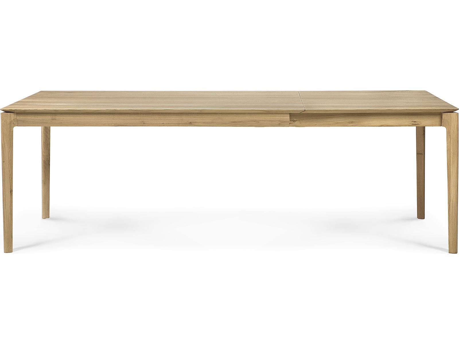 Bok Extendable Rectangular Dining Table in Varnished Oak