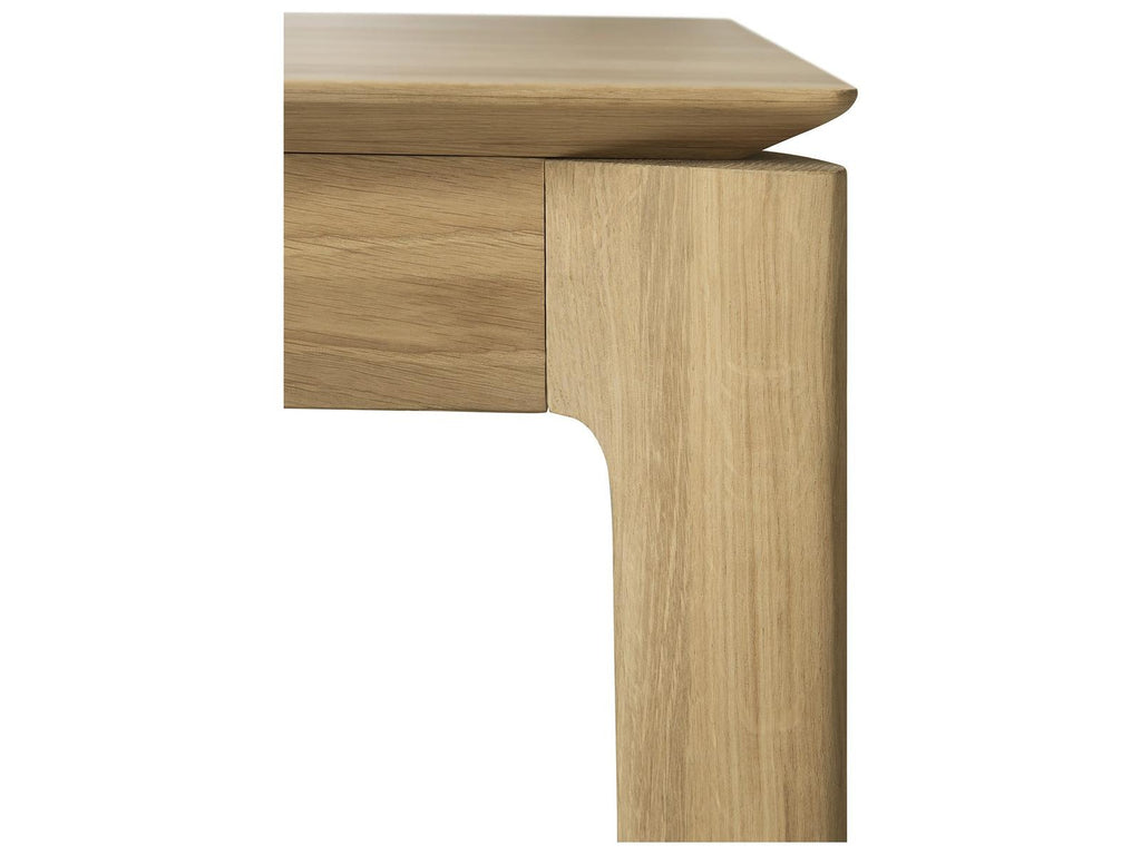 Bok Extendable Rectangular Dining Table in Varnished Oak