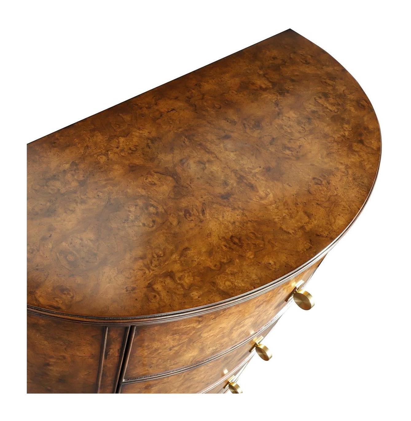 John Richard Sylvestre Three-Drawer Chest, Walnut