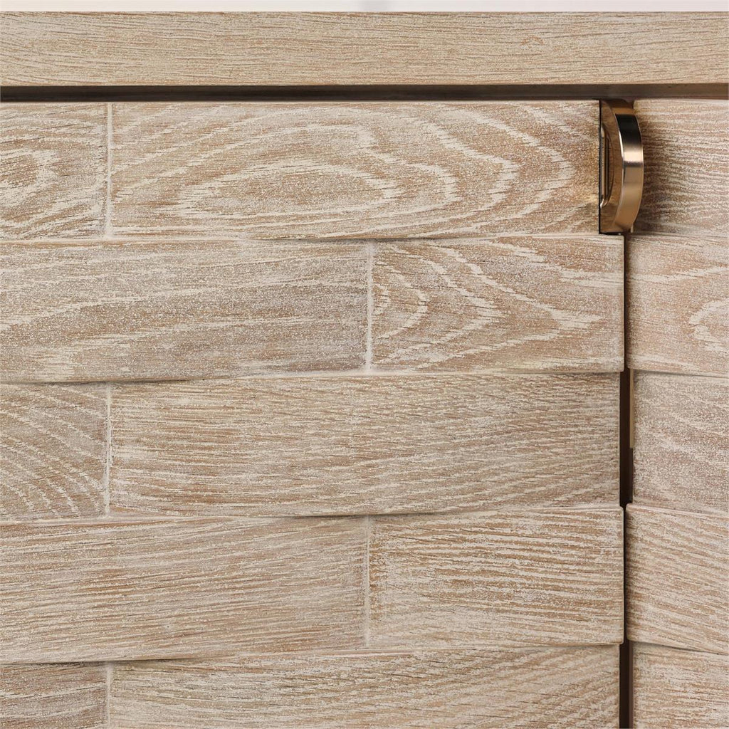 John Richard Tessere Four-Door Credenza, Limed