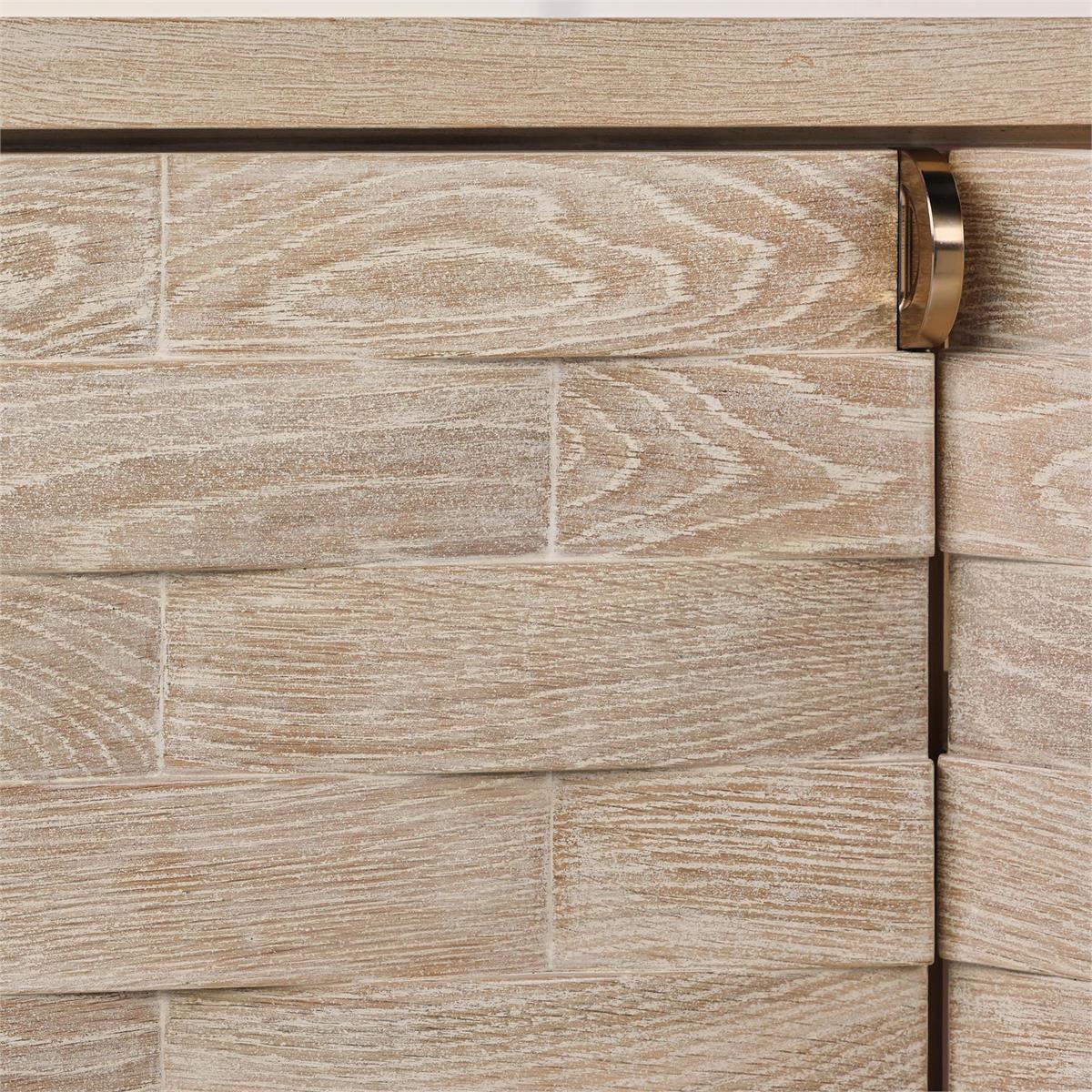 John Richard Tessere Four-Door Credenza, Limed