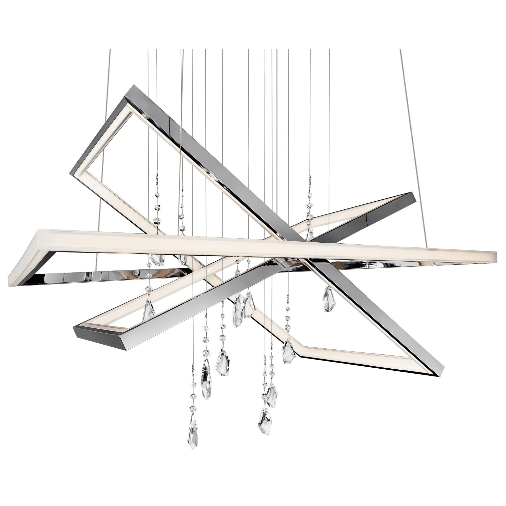 Elan Lighting Maze 18 Inch 3 Light Led Linear Suspension Light Cp106100