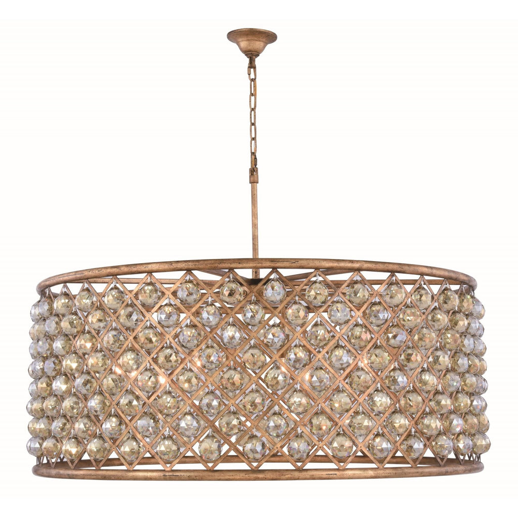 Elegant Lighting Urban Classic Madison 43 Inch 10 Light Chandelier Cp385474