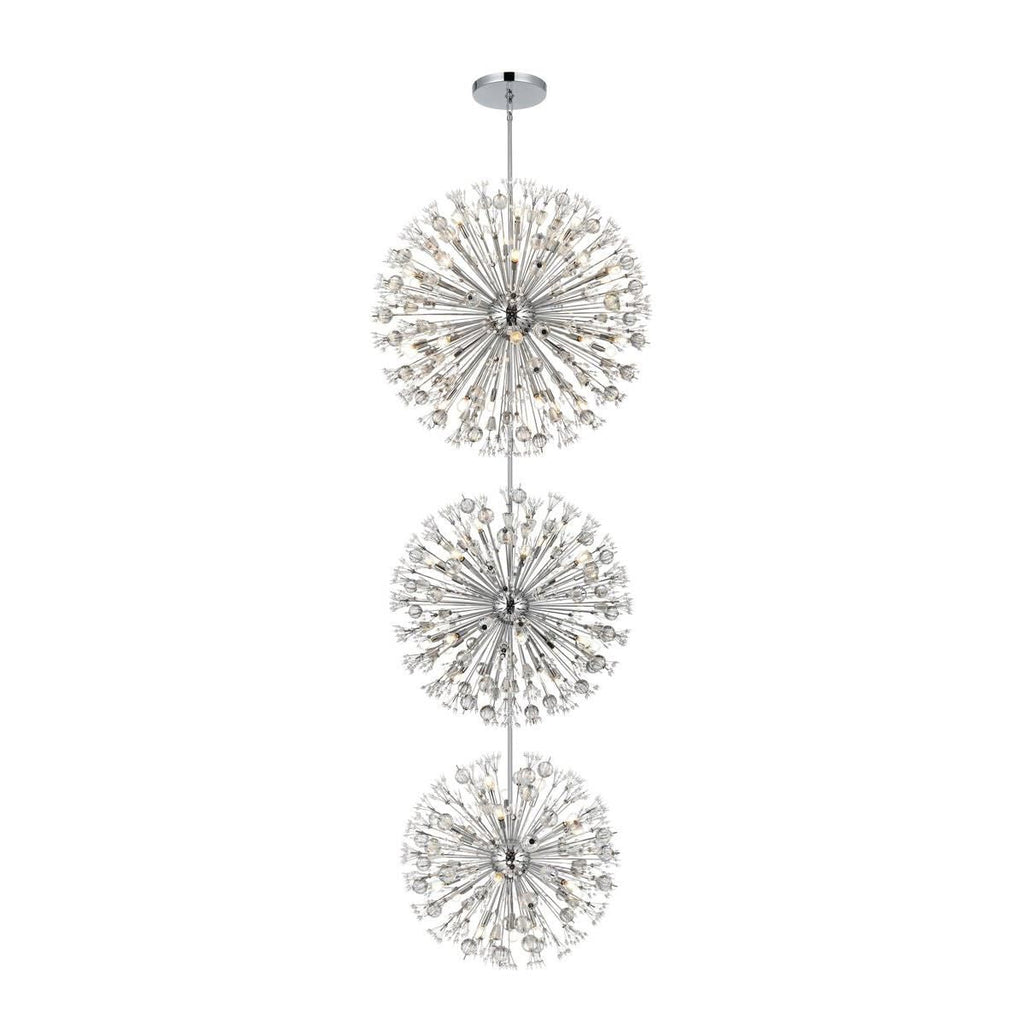 Elegant Lighting Vera 44 Inch 74 Light Chandelier Cp791517