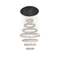Elegant Lighting Monroe 40 Inch 7 Light Led Chandelier Cp774587
