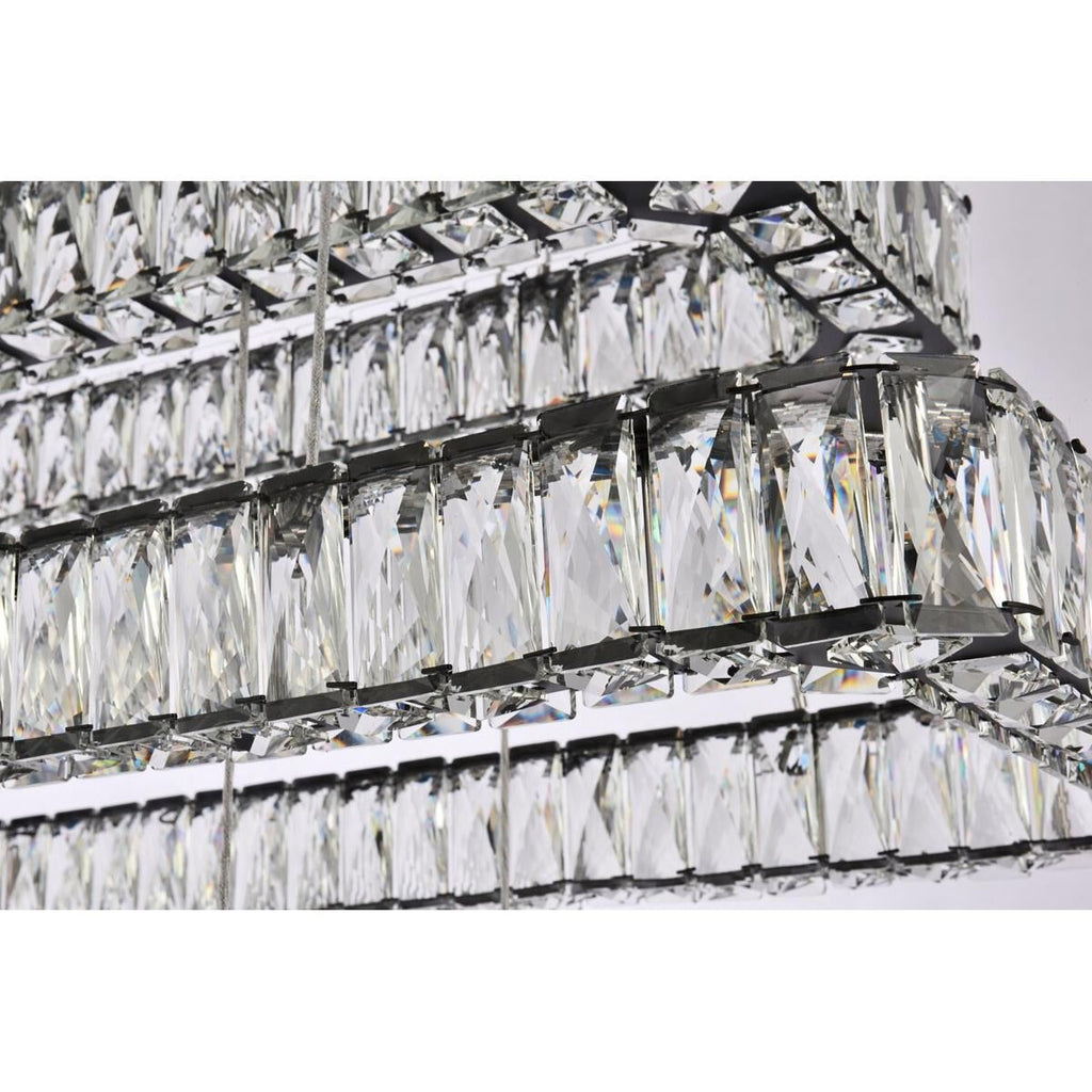 Elegant Lighting Monroe 42 Inch 3 Light Led Linear Suspension Light Cp774609