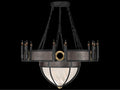 Fine Art Handcrafted Lighting Mirage 15-Light Black Iron Traditional Candelabra Chandelier