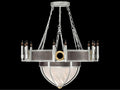 Fine Art Handcrafted Lighting 15-Light Mirage Traditional Candelabra Chandelier in Silver Leaf