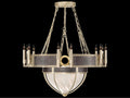 Fine Art Handcrafted Lighting Mirage 15-Light Champagne Gold Traditional Candelabra Chandelier