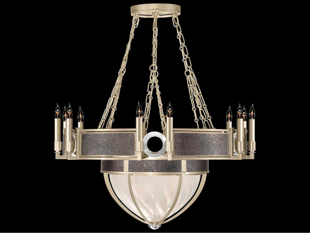 Fine Art Handcrafted Lighting Mirage 15-Light Champagne Gold Traditional Candelabra Chandelier