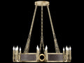 Fine Art Handcrafted Lighting 12-Light Mirage Round Chandelier in Soft Gold Leaf