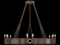 Fine Art Handcrafted Lighting 12-Light Mirage Round Chandelier in Bronze