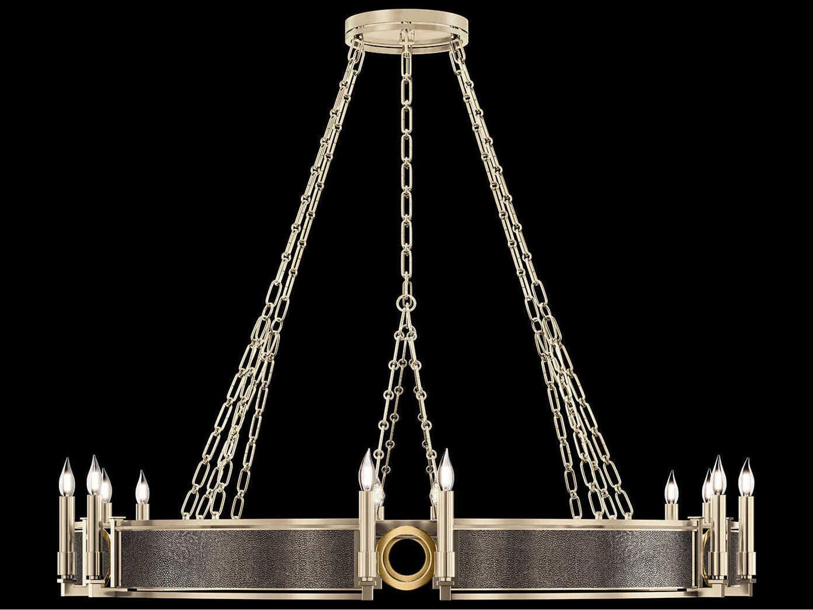 Fine Art Handcrafted Lighting Mirage 12-Light Traditional Candelabra Chandelier