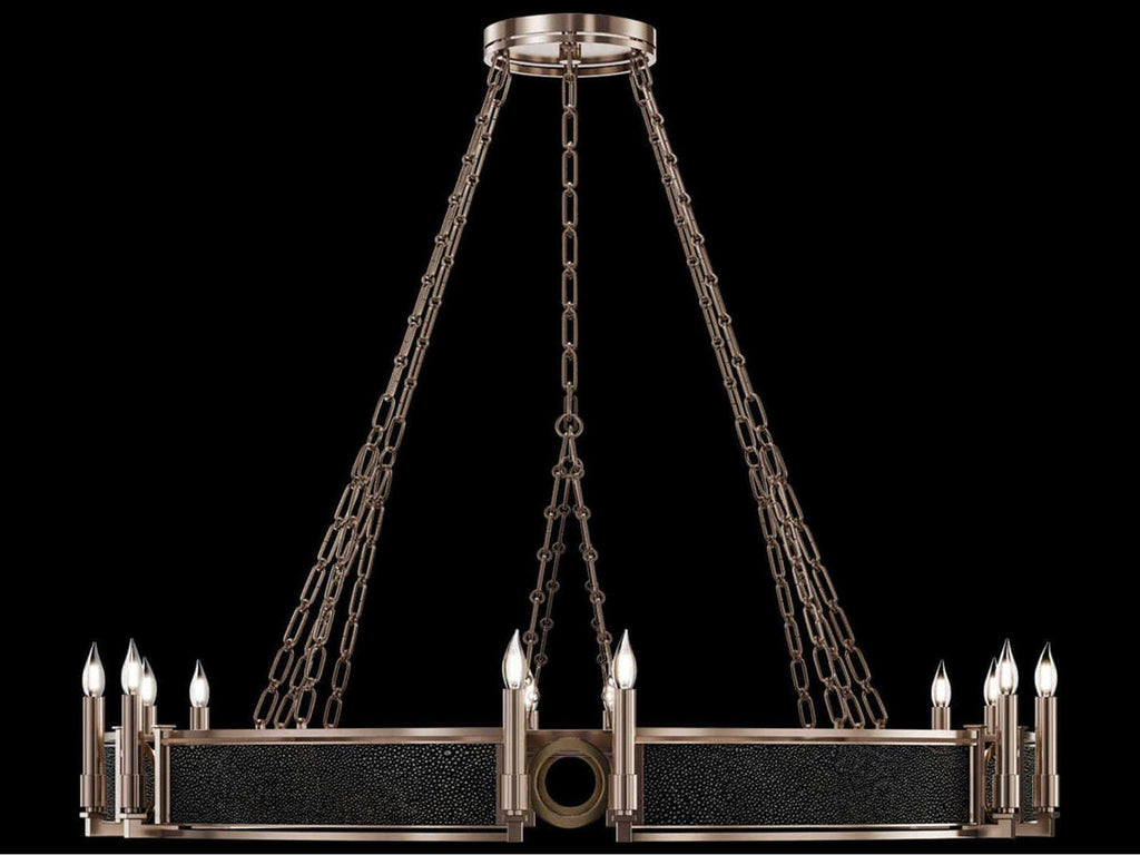 Fine Art Handcrafted Lighting Mirage 12-Light Traditional Candelabra Chandelier