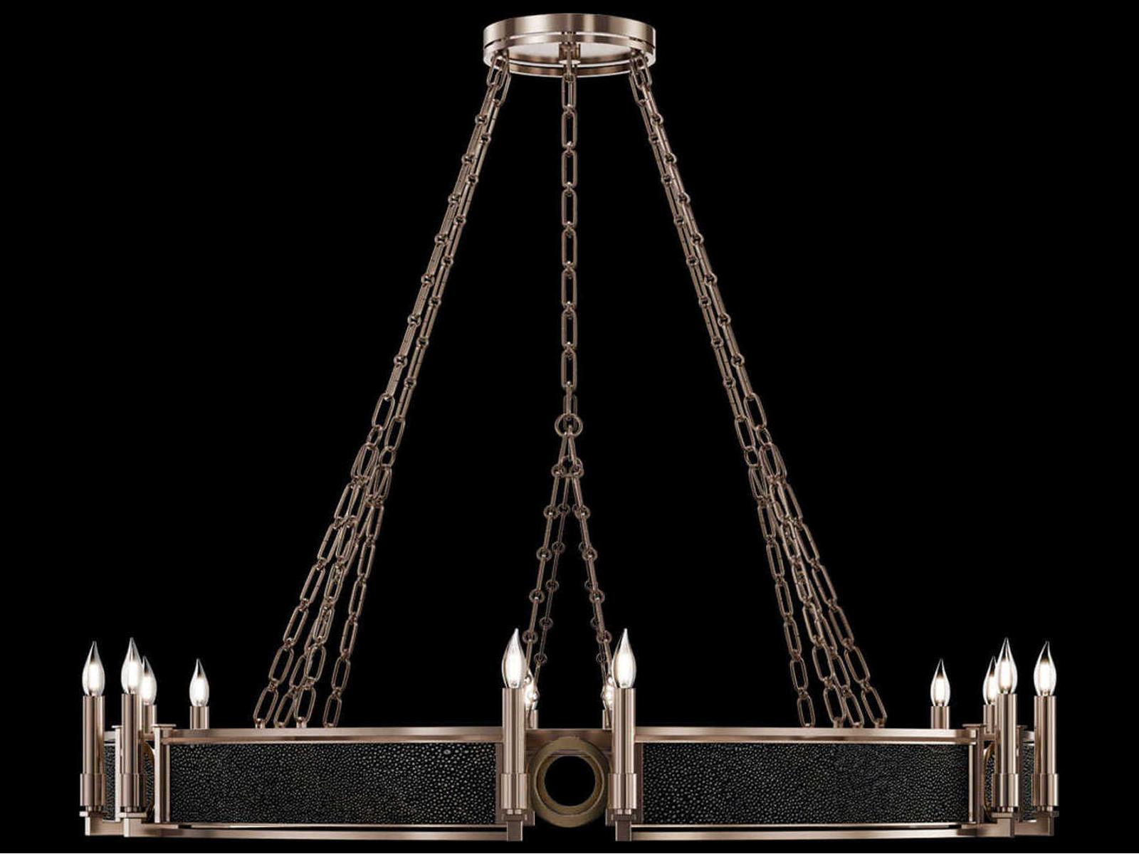 Fine Art Handcrafted Lighting Mirage 12-Light Traditional Candelabra Chandelier