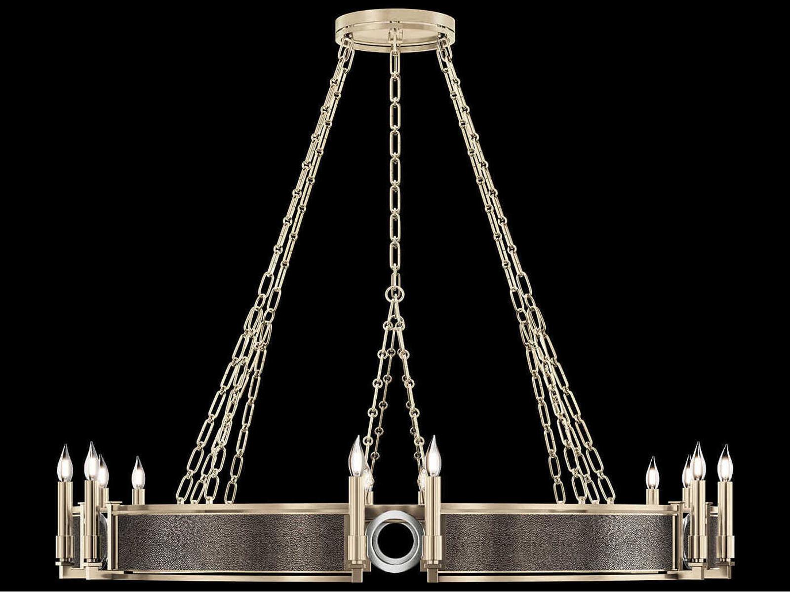 Fine Art Handcrafted Lighting Mirage 12-Light Traditional Candelabra Chandelier